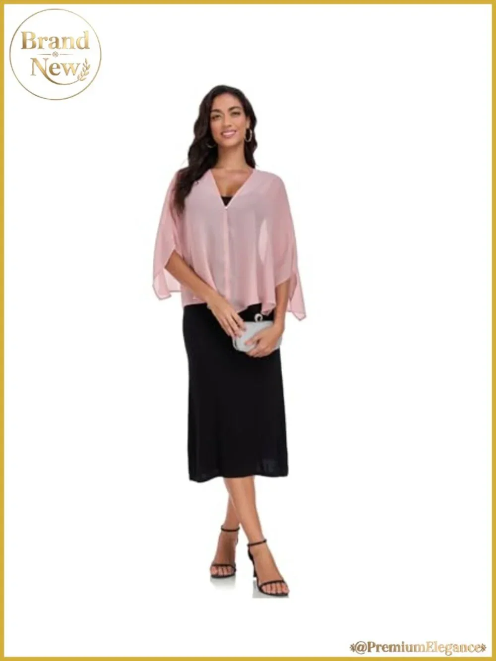 Chiffon Shawl Wrap for Evening Wedding Guest Cover Up